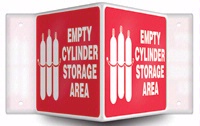 EMPTY CYLINDER STORAGE AREA (W/GRAPHIC)